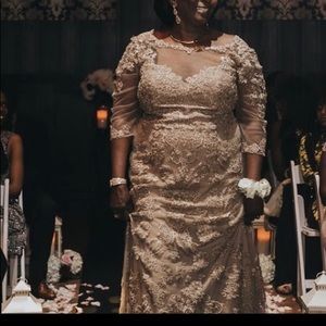 A statement piece- mother of the bride dress